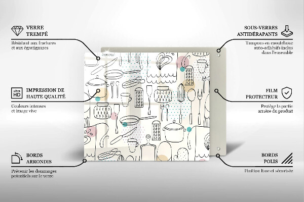 Protection plaque induction Accessoires de cuisine