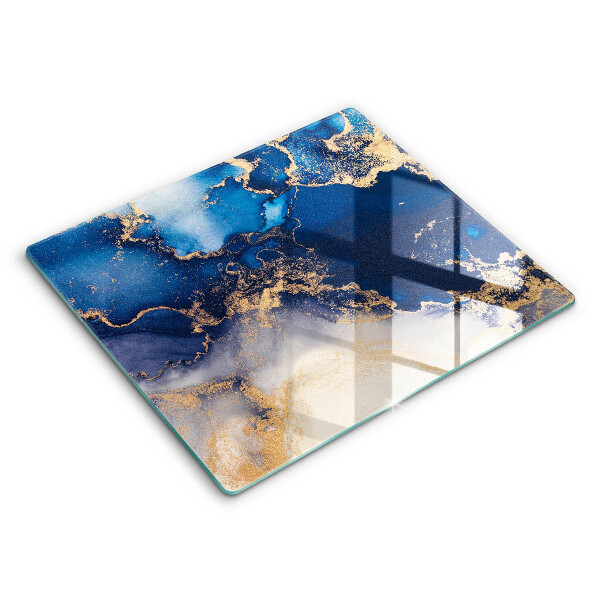 Protection plaque induction Abstraction de marbre