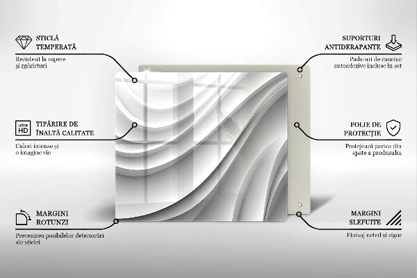 Protection plaque induction Lignes géométriques