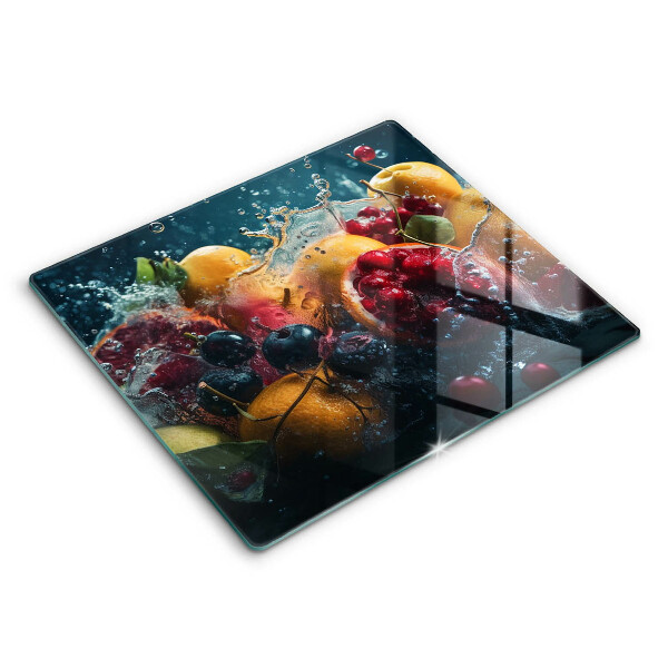 Protection plaque induction Fruits dans l'eau