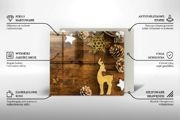 Protection plaque induction décorations de Noël