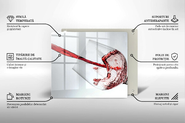 Protection plaque induction Vin rouge