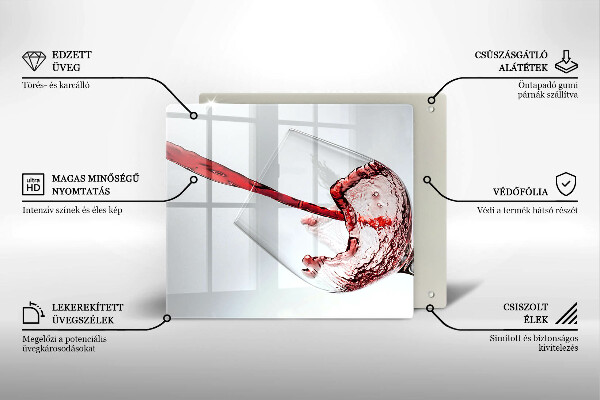 Protection plaque induction Vin rouge