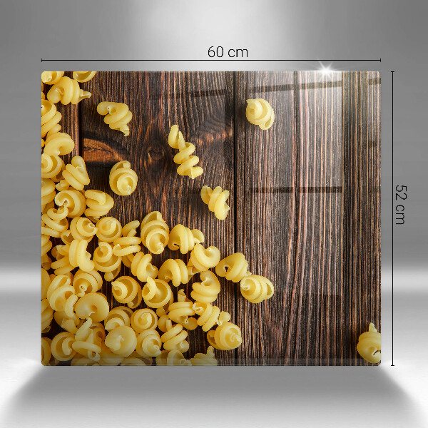 Protection plaque induction Des pâtes sur la table