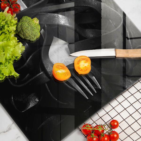 Protection plaque induction Pâtes tagliatelles noires