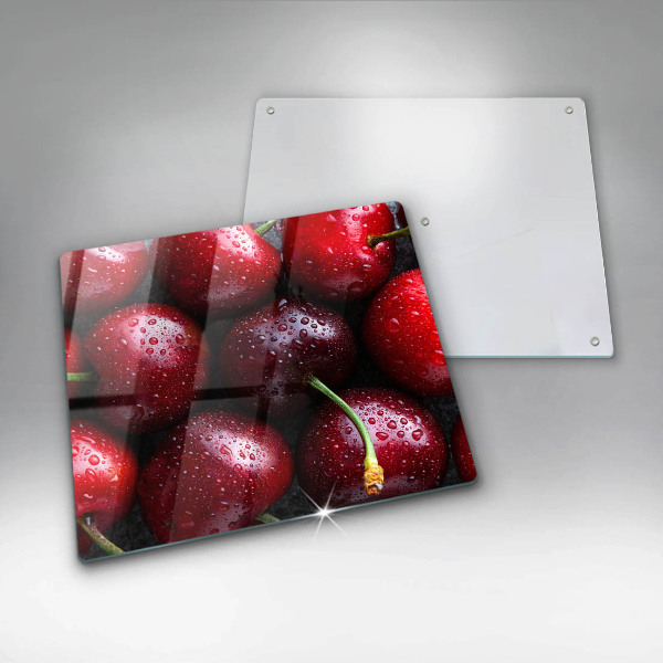 Protection plaque induction Gros plan de cerises