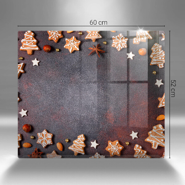 Protection plaque induction Noël en pain d'épice