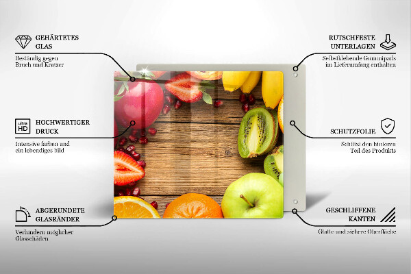 Protection plaque induction Fruit frais