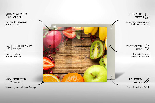 Protection plaque induction Fruit frais