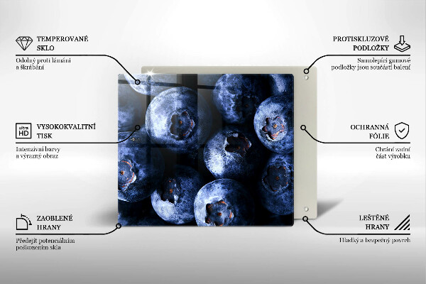 Protection plaque induction Gros plan de baies