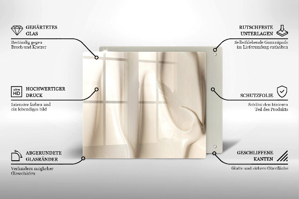 Protection plaque induction Glace crémeuse