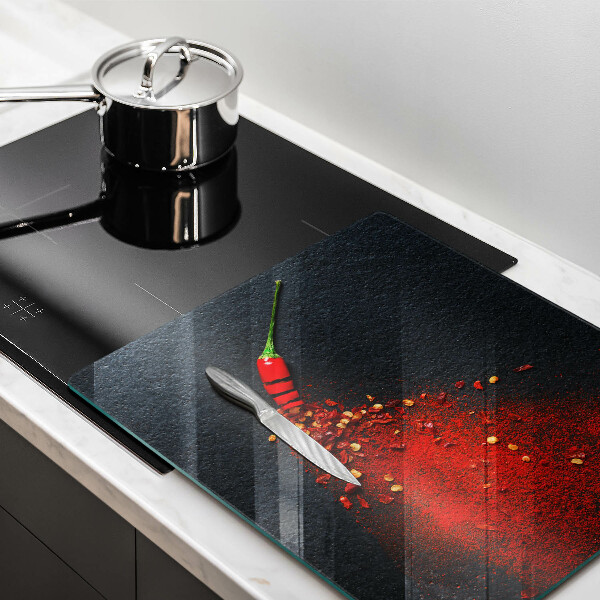 Cache plaque de cuisson Piment