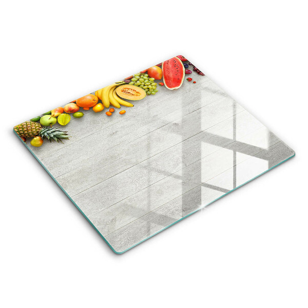 Protection plaque induction Fruits sur planches