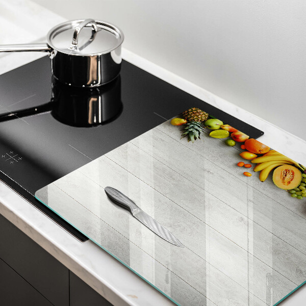 Protection plaque induction Fruits sur planches