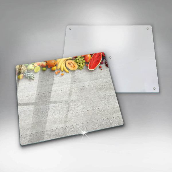 Protection plaque induction Fruits sur planches