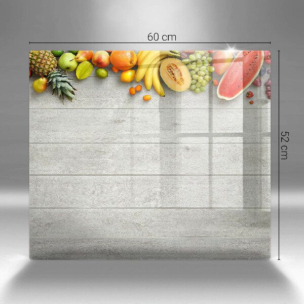 Protection plaque induction Fruits sur planches