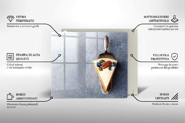 Protection plaque induction Part de gâteau