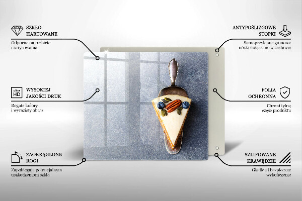 Protection plaque induction Part de gâteau