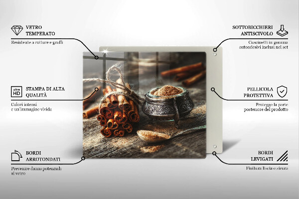 Protection plaque induction Gousses de vanille