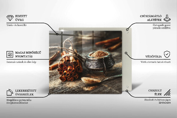 Protection plaque induction Gousses de vanille