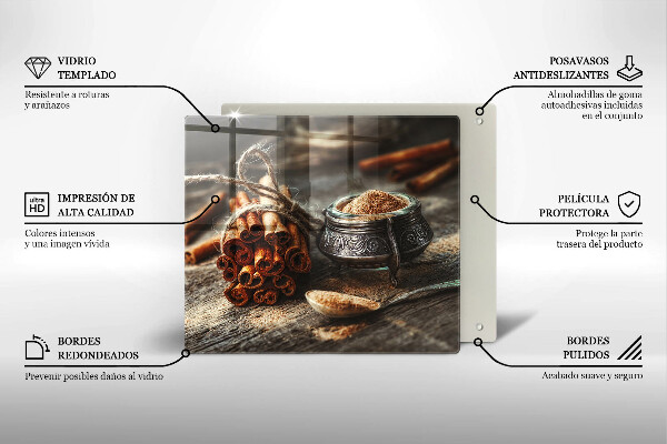 Protection plaque induction Gousses de vanille