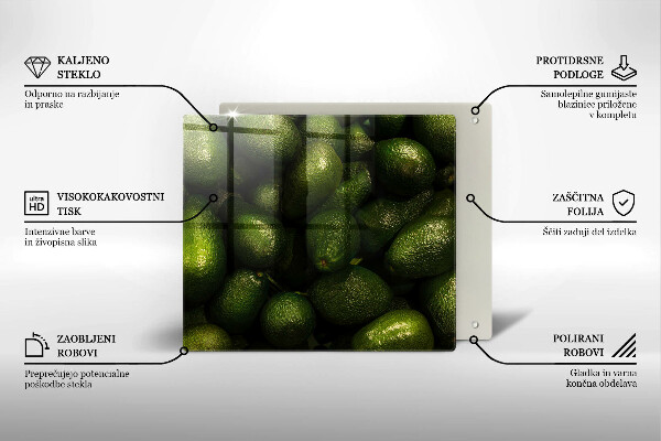 Protection plaque induction Fruit d'avocat