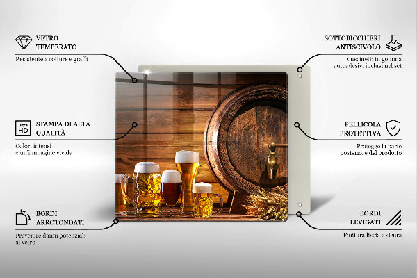 Protection plaque induction Baril de bière