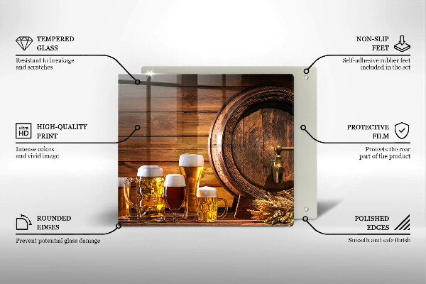 Protection plaque induction Baril de bière