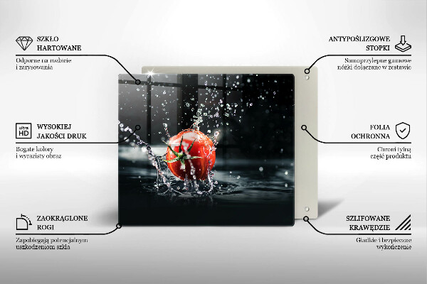 Protection plaque induction Tomate dans l'eau