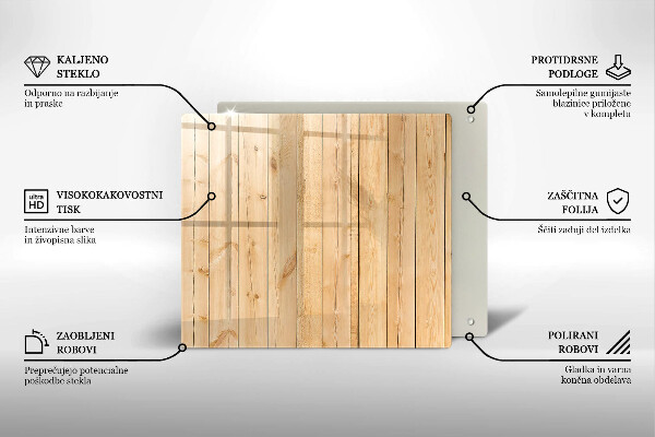 Protection plaque induction Planches de bois délicates