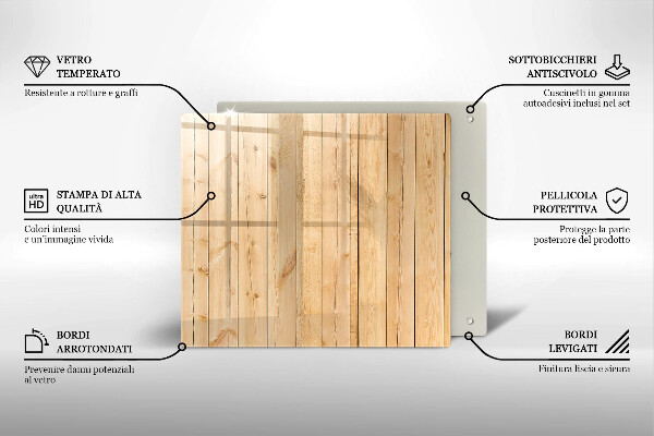 Protection plaque induction Planches de bois délicates