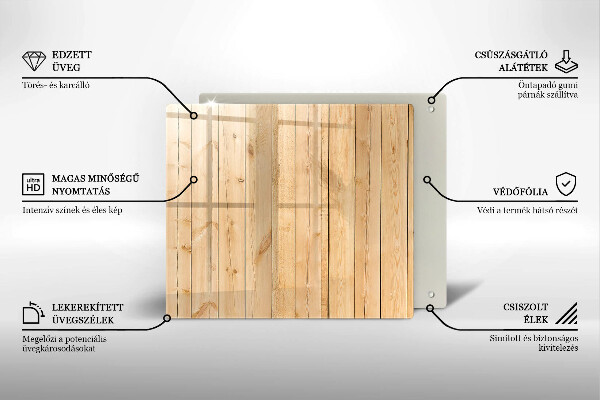 Protection plaque induction Planches de bois délicates