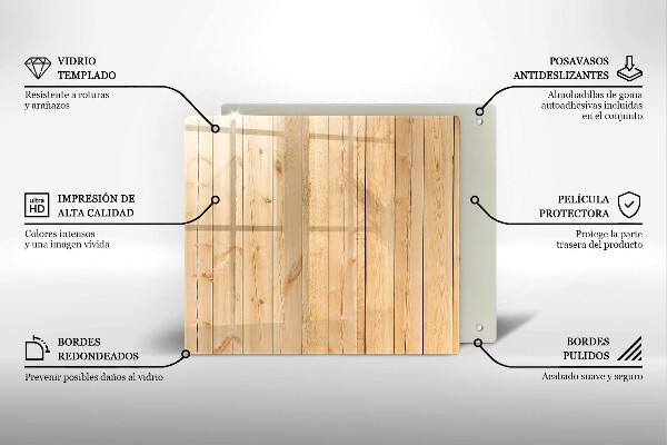 Protection plaque induction Planches de bois délicates