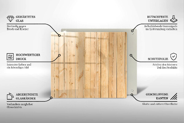 Protection plaque induction Planches de bois délicates
