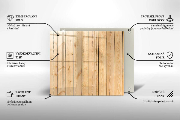Protection plaque induction Planches de bois délicates