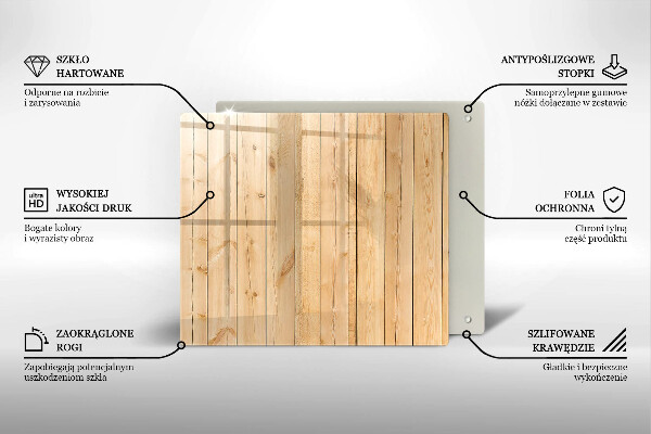 Protection plaque induction Planches de bois délicates