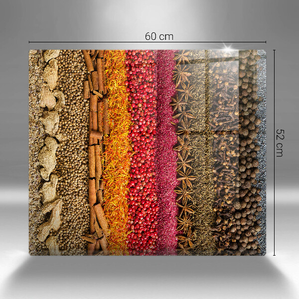 Protection plaque induction Épices colorées