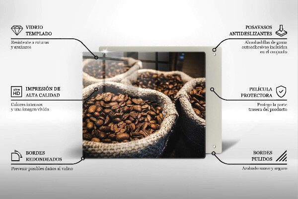 Protection plaque induction Sacs de grains de café