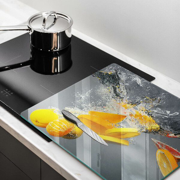 Protection plaque induction Citrons dans l'eau