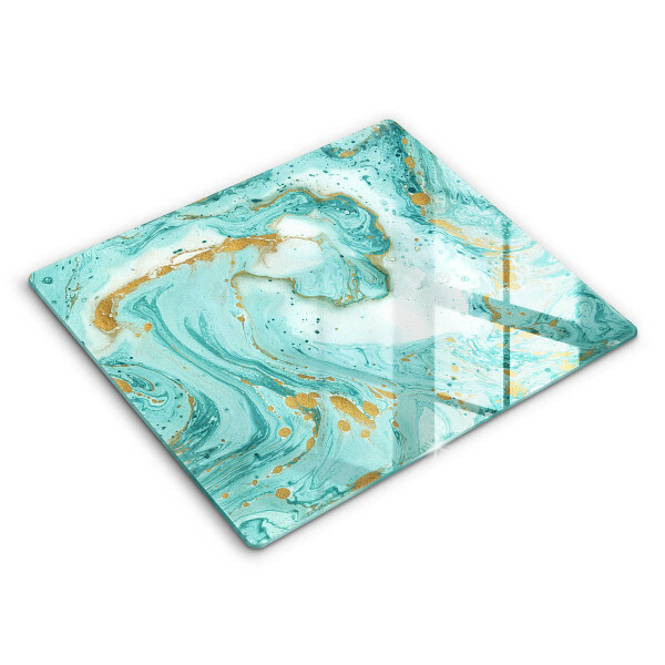 Protection plaque induction Abstraction bleue