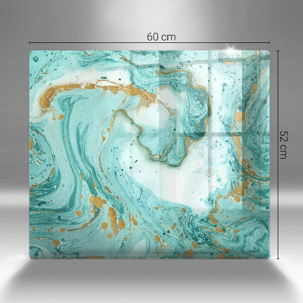 Protection plaque induction Abstraction bleue