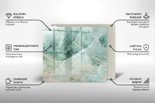 Cache plaque de cuisson Structure en pierre