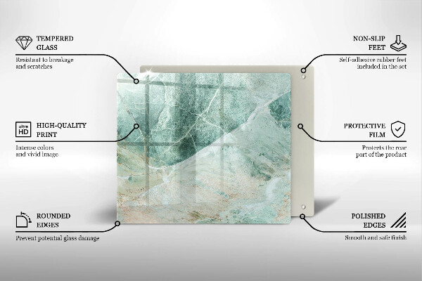 Cache plaque de cuisson Structure en pierre