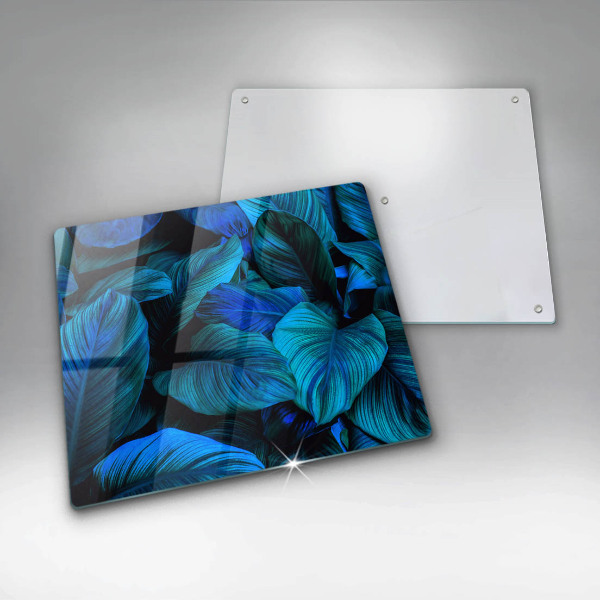 Cache plaque de cuisson Feuilles de végétation de la jungle