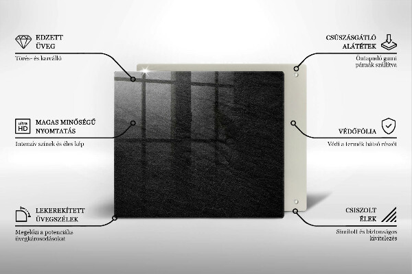 Protection plaque induction texture de roche
