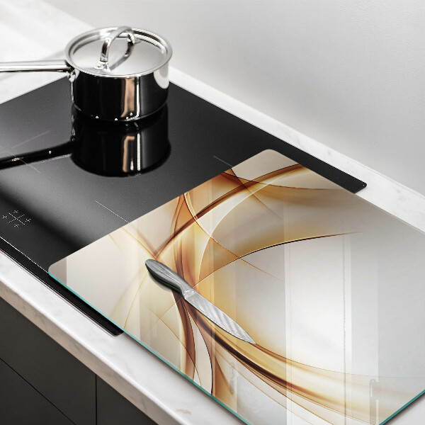 Cache plaque de cuisson Formes abstraites