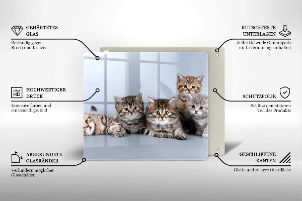 Cache plaque de cuisson De doux petits chatons