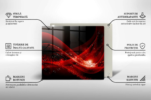 Cache plaque de cuisson Abstraction moderne