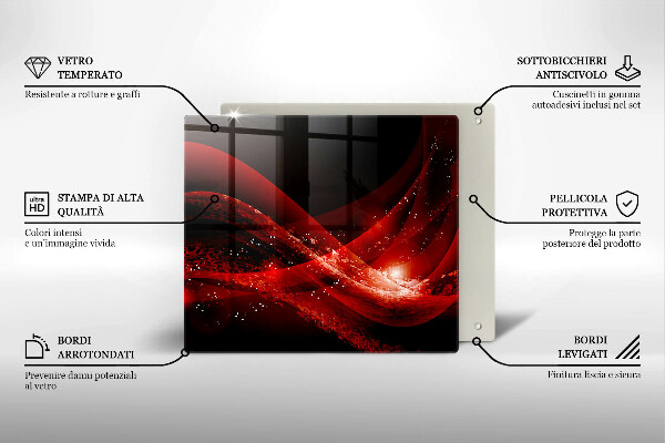 Cache plaque de cuisson Abstraction moderne