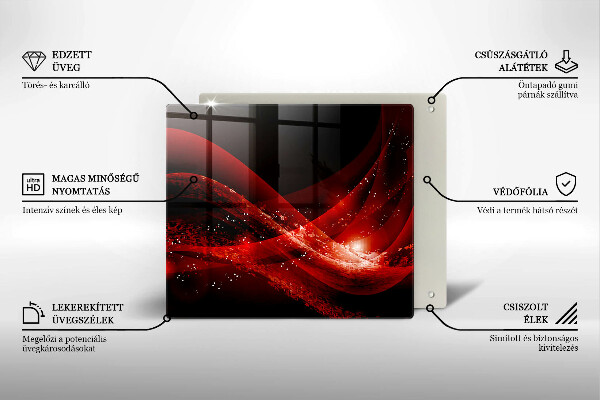 Cache plaque de cuisson Abstraction moderne